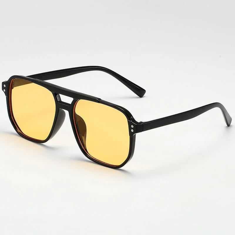 Vintage unisex Big Sunglasses Square Shades