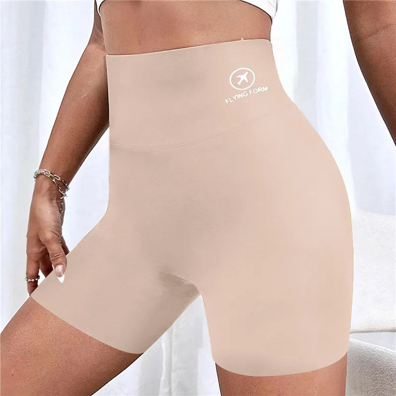 Women Yoga Sports Shorts High Waist Fitness Shorts Casual Streetwear Short Trousers with pocket