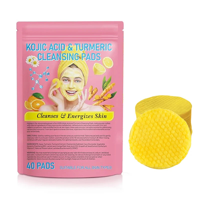 Turmeric Kojic Acid Exfoliating Cleansing Pads
